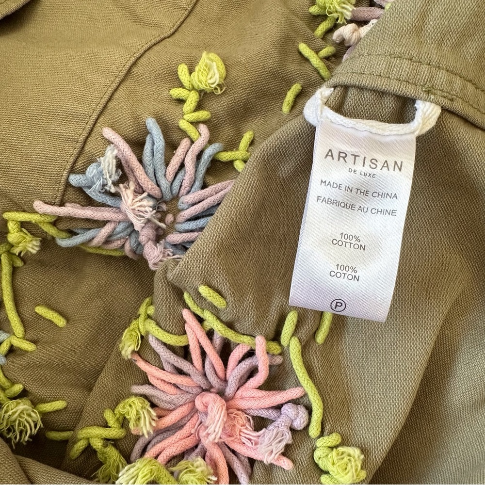 Artisan De Luxe Embroidered Button Up Jacket - Picture 10 of 10